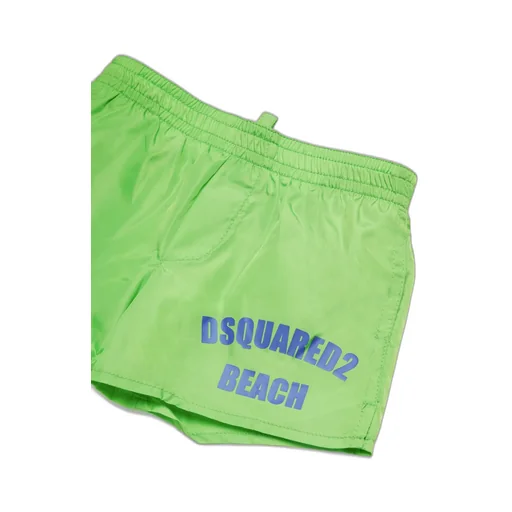 Dsquared2 Kids Logo-Printed Elasticated Waistband Swim Shorts