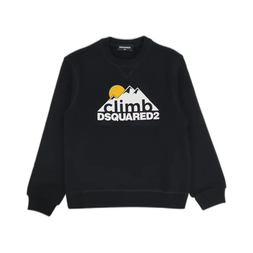 Dsquared2 Kids Logo Printed Crewneck Sweatshirt