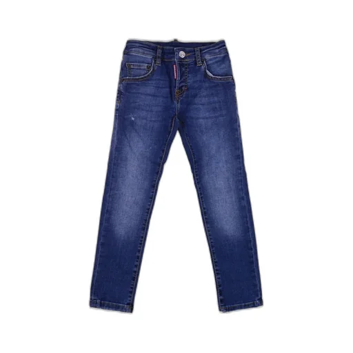 Dsquared2 Kids Logo Paatch Mid-Rise Skinny Jeans
