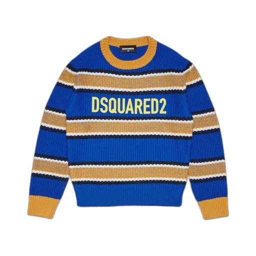 Dsquared2 Kids Striped Crewneck Jumper