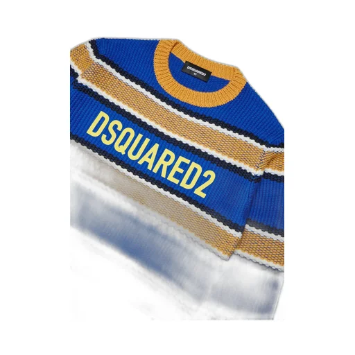 Dsquared2 Kids Striped Crewneck Jumper
