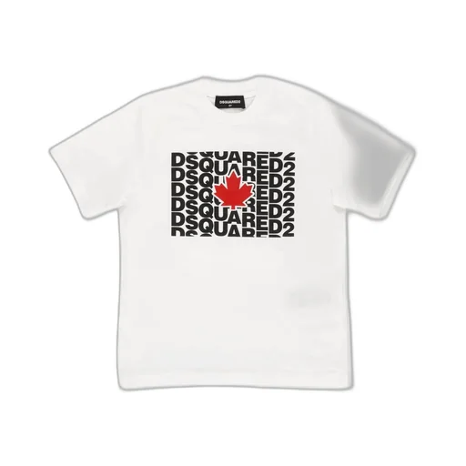 Dsquared2 Kids Logo Printed Crewneck T-Shirt