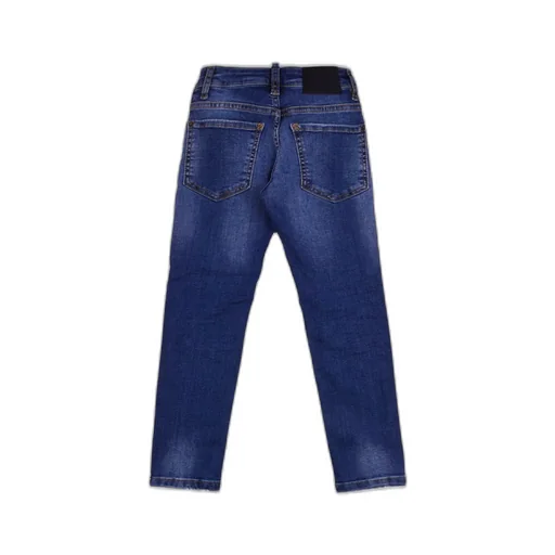 Dsquared2 Kids Logo Paatch Mid-Rise Skinny Jeans