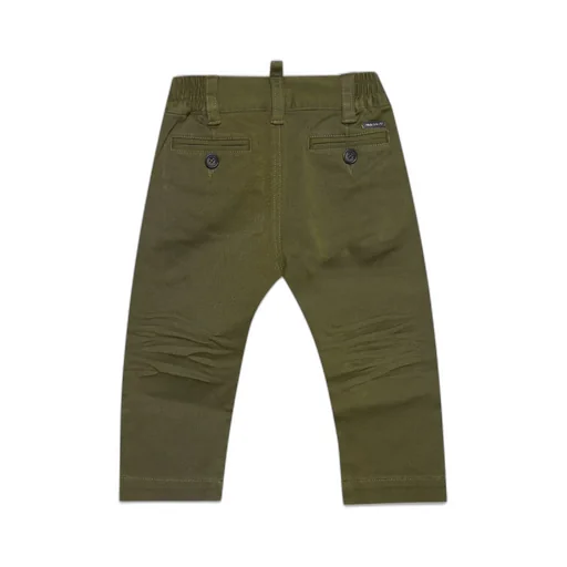 Dsquared2 Kids Mid-Rise Tapered Trousers