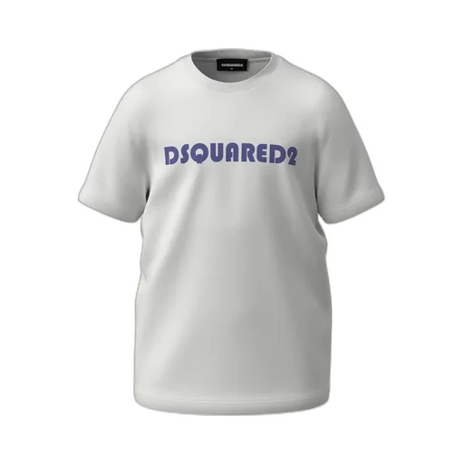 Dsquared2 Kids Logo Printed Crewneck T-Shirt
