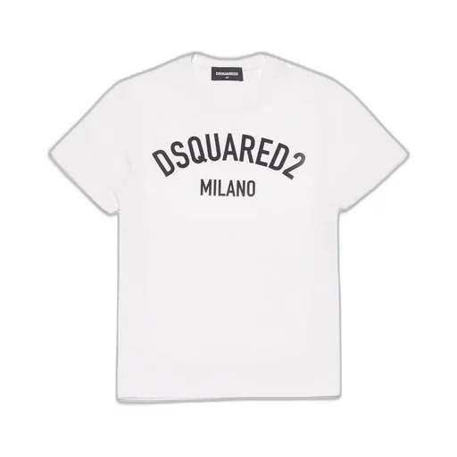 Dsquared2 Kids Logo-Printed Short-Sleeved Crewneck T-Shirt