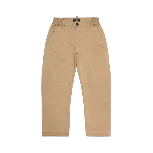 Dsquared2 Kids Logo Plaque Tapered Trousers