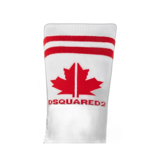 Dsquared2 Kids Logo Intarsia-Knit Socks