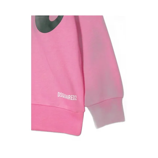 Dsquared2 Kids Allover Writing Printed Crewneck Sweatshirt