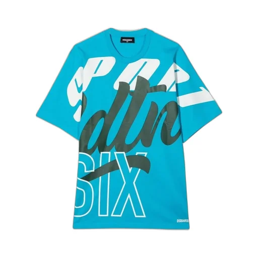 Dsquared2 Kids Allover Writing Printed T-Shirt