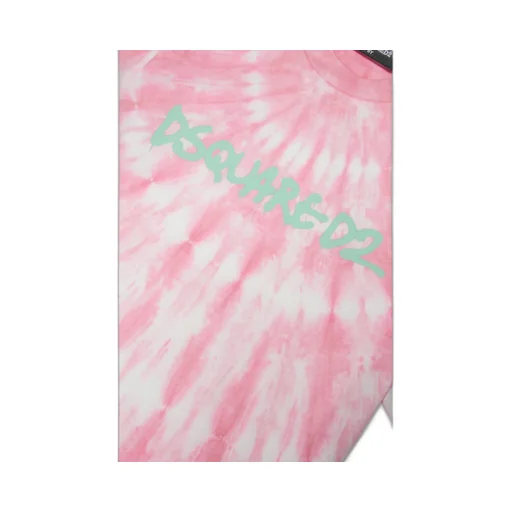 Dsquared2 Kids Tie-Dyed Crewneck T-Shirt