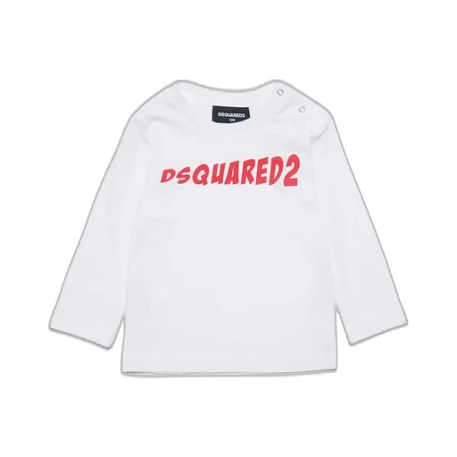 Dsquared2 Kids Logo Printed Crewneck T-Shirt