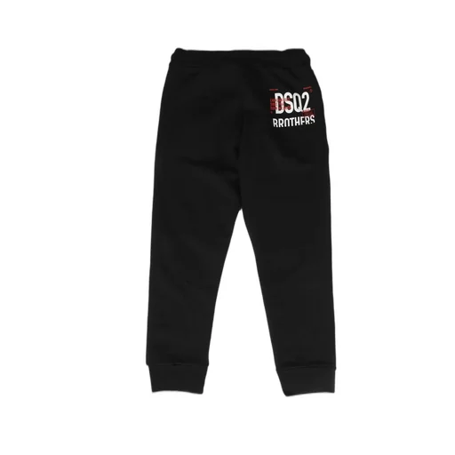 Dsquared2 Kids Logo Printed Straight Leg Trousers