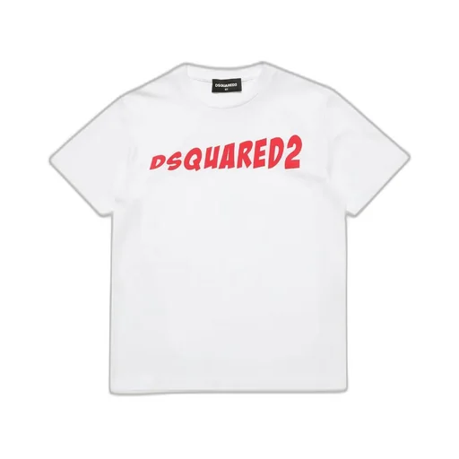 Dsquared2 Kids Logo Printed Crewneck T-Shirt