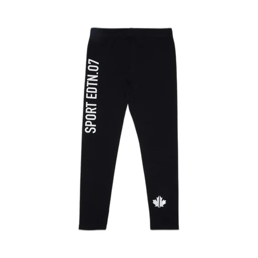Dsquared2 Kids Logo-Printed Stretched Leggings
