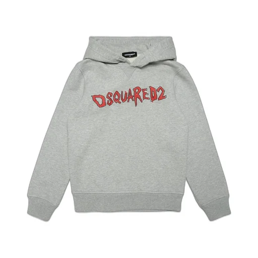 Dsquared2 Kids Logo Printed Long-Sleeved Hoodie