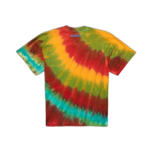 Dsquared2 Kids Tie-Dyed Crewneck T-Shirt