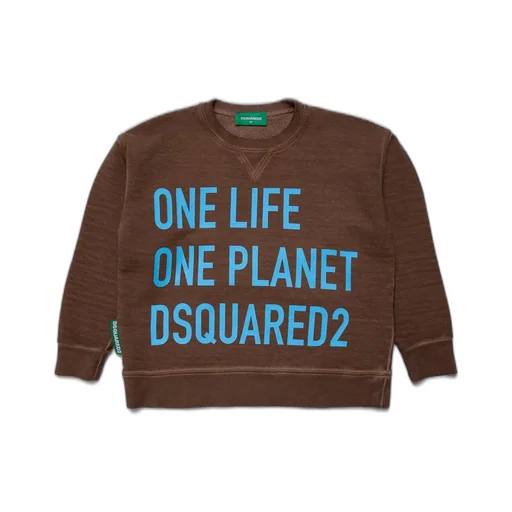 Dsquared2 Kids Logo Printed Crewneck Sweatshirt