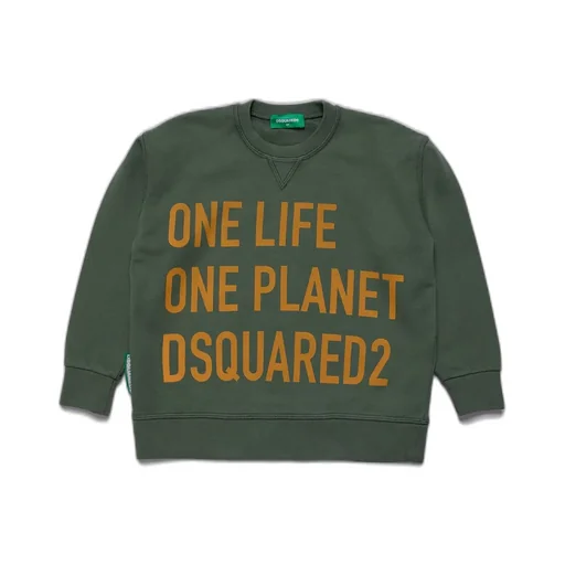 Dsquared2 Kids Logo Printed Crewneck Sweatshirt