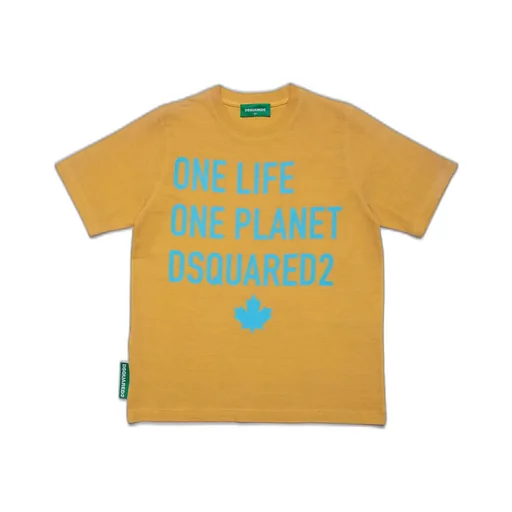 Dsquared2 Kids Logo Printed Crewneck T-Shirt