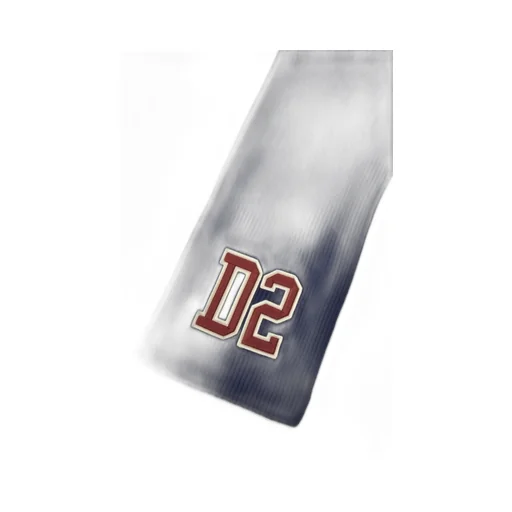 Dsquared2 Kids Logo Patch Ribbed Scarf
