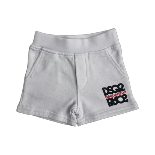Dsquared2 Kids Logo Printed Stretched Shorts