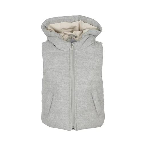 Eleventy Kids Hooded Puffer Gilet