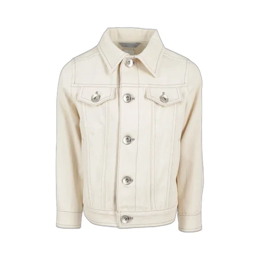 Eleventy Kids Buttoned Cotton Jacket