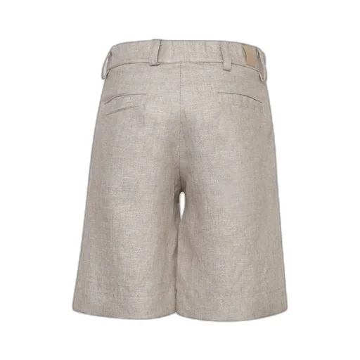 Eleventy Kids Logo-Patch Dart Detailed Shorts