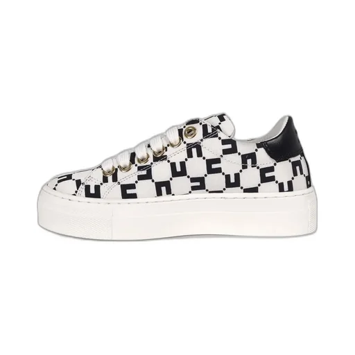 Elisabetta Franchi Logo Printed Lace-Up Sneakers