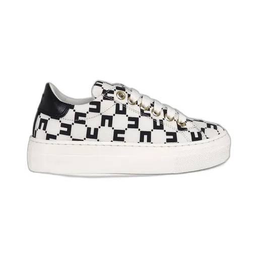 Elisabetta Franchi Logo Printed Lace-Up Sneakers