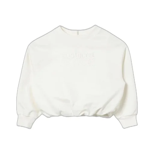 Elisabetta Franchi Kids Elasticated Hem Sweatshirt