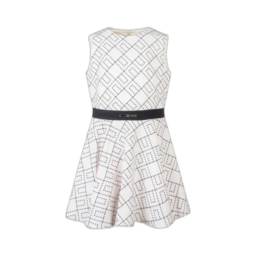 Elisabetta Franchi Kids Crepe Patterned Dress