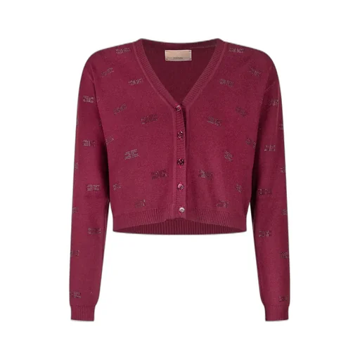 Elisabetta Franchi Kids Logo Cardigan Knitwear