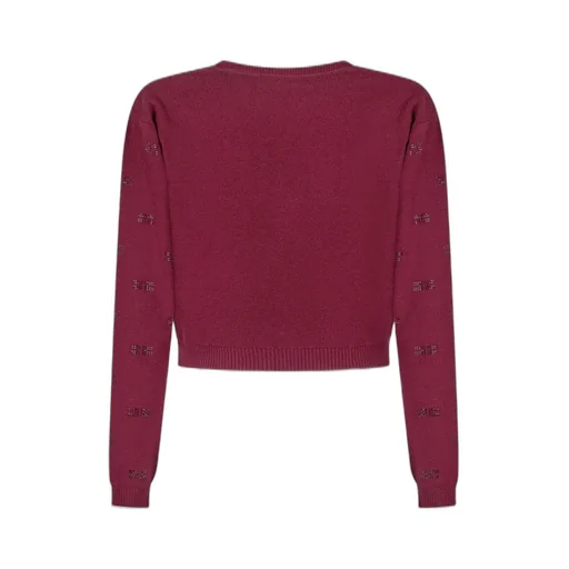 Elisabetta Franchi Kids Logo Cardigan Knitwear