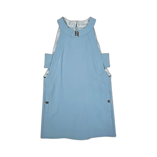 Elisabetta Franchi Kids Logo Plaque Flared Dress