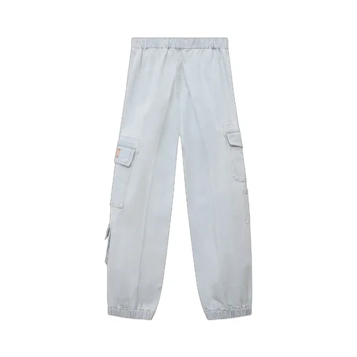 Elisabetta Franchi Kids Denim Cargo Pants