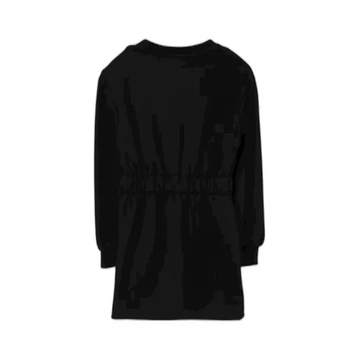 Elisabetta Franchi La Mia Bambina Logo Embellished Sweatshirt Dress