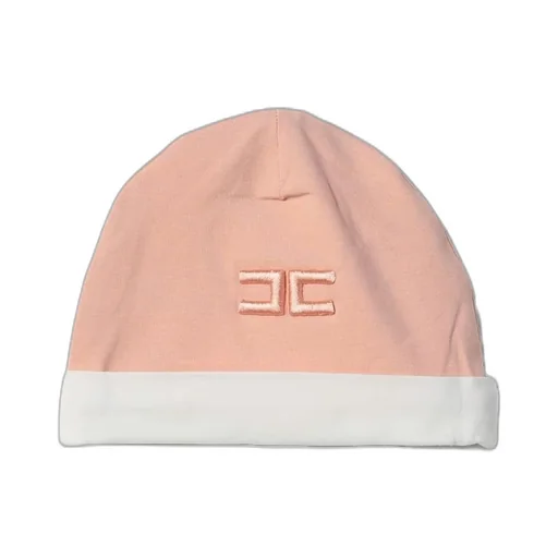 Elisabetta Franchi La Mia Bambina Logo Embroidered Hat