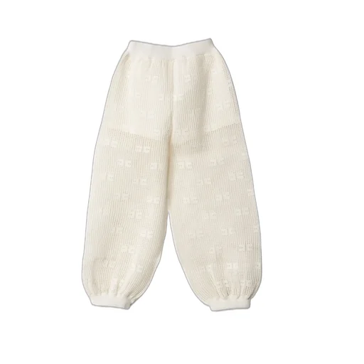 Elisabetta Franchi Kids Logo Embroidered Trousers