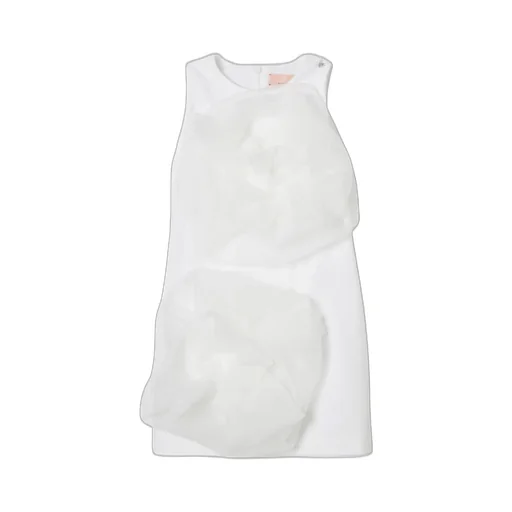 Elisabetta Franchi Kids Floral Appliqué Sleeveless Dress