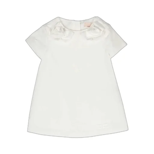 Elisabetta Franchi Kids Floral Appliqué Flared Dress