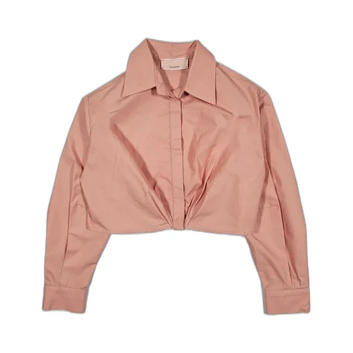 Elisabetta Franchi Kids Cropped Straight Shirt