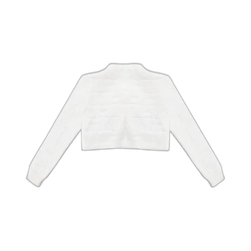 Elisabetta Franchi La Mia Bambina Logo Detailed Knitted Cardigan
