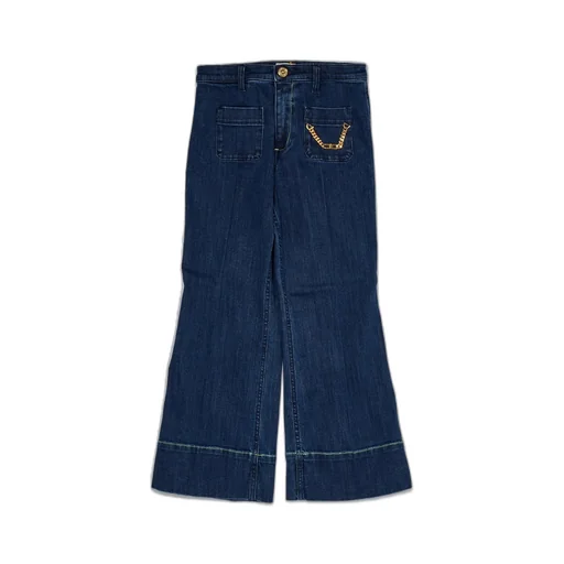 Elisabetta Franchi La Mia Bambina Mid-Rise Jeans