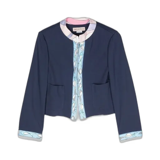 Emilio Pucci Patterned Knit Jacket