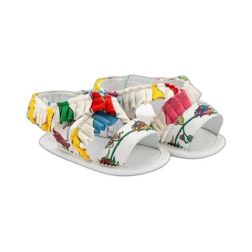 Emilio Pucci Junior Ruffled Sandals