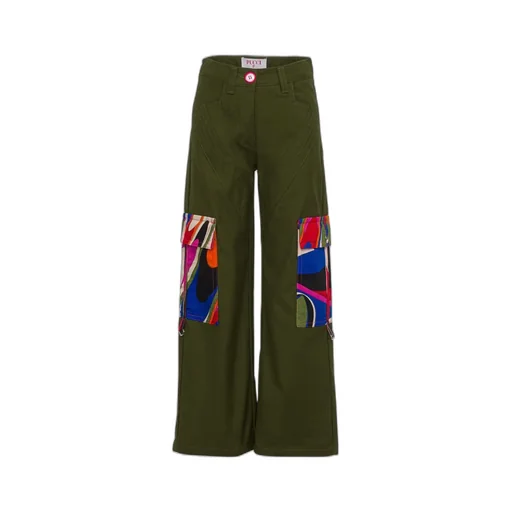 Emilio Pucci Junior Cargo Trousers