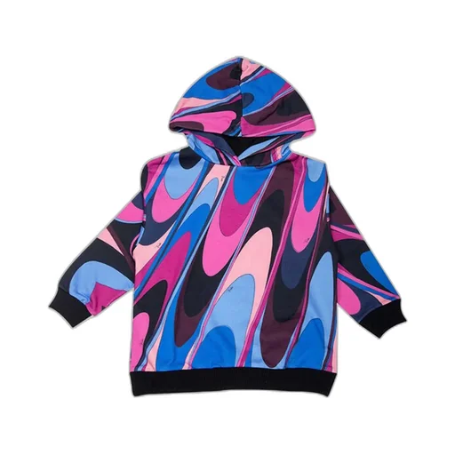Emilio Pucci Junior Iride Printed Jersey Hoodie