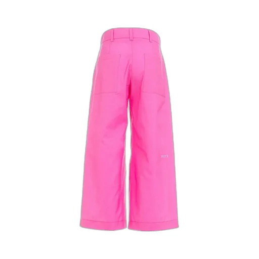 Emilio Pucci Junior Mid-Rise Pleated Trousers